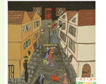 英国儿童画画图片Victorian Street