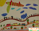 葡萄牙儿童绘画作品爱护家园