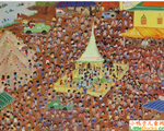 泰国儿童画作品欣赏泼水节
