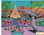 泰国儿童画作品欣赏Nakorn-Pathon