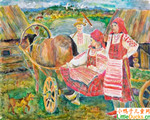 白俄罗斯儿童绘画作品战役