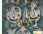 捷克儿童绘画作品传说中的家族