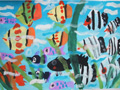 儿童画作品欣赏海底的世界水粉画