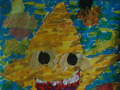 儿童画作品欣赏小海星水粉画