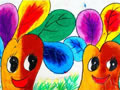儿童画作品欣赏小树苗水粉画