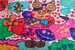 儿童绘画作品儿童绘画作品画大全水彩画-小猪开