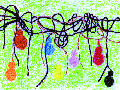 儿童绘画作品七色葫芦