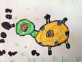 儿童绘画作品小乌龟