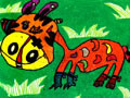 儿童绘画作品动物联想会