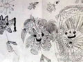 儿童画作品欣赏《美丽的花》