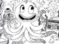 儿童画作品欣赏大章鱼