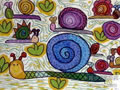儿童画作品欣赏《旅行的蜗牛》