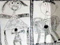 儿童画作品欣赏《哈哈镜》
