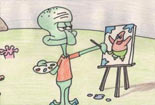章鱼先生爱绘画儿童创意铅笔画