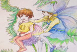 儿童画作品欣赏-丛林的精灵