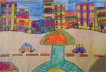 儿童铅笔画“游家乡”在线投稿