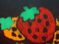 儿童版画作品欣赏:草莓一家