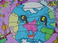 儿童科幻画图片大全:打扫地球