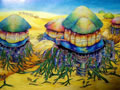 儿童科幻画图片大全:蘑菇屋