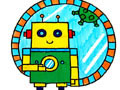 儿童科幻画图片大全:机器人