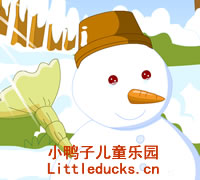 儿童故事视频大全:堆雪人