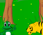 童话故事动画片老虎和青蛙