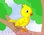 童话故事动画片小鸟和树
