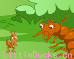 童话故事动画片蜈蚣和蚂蚁