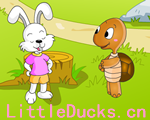 寓言故事动画片乌龟与兔
