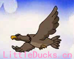 童话故事动画片鸵鸟和鹰