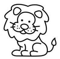 儿童简笔画教程:威武的狮子王简笔画画法2